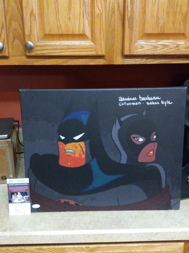 Adrienne Barbeau Batman spettacolo animato firmato Catwoman 16x20 tela JSA AG95307