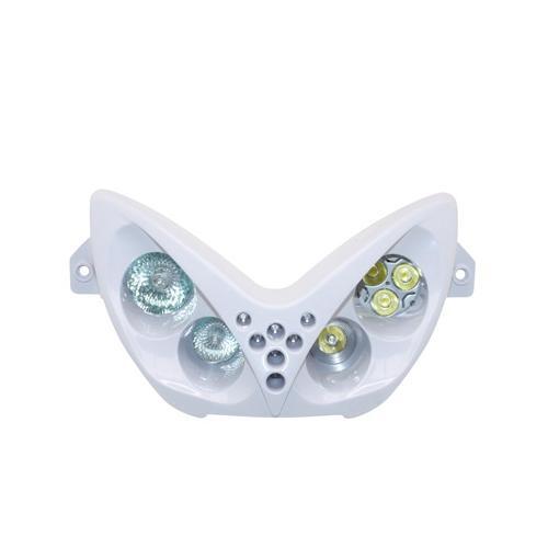Double optique Replay blanc pour un éclairage puissant sur Nitro et Aerox