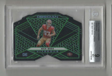 NICK BOSA RC 2019 PANINI OBSIDIAN VITREOUS ELECTRIC ETCH GREEN #/25 14/25 BGS 9