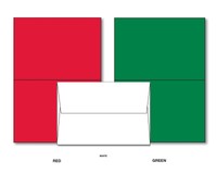 Holiday Christmas Greeting Cards - 25 Red & 25 Green Blank Greeting Cards Wit... on sale Holiday Christmas Greeting Cards - 25 Red & 25 Green Blank Greeting Cards Wit... on sale