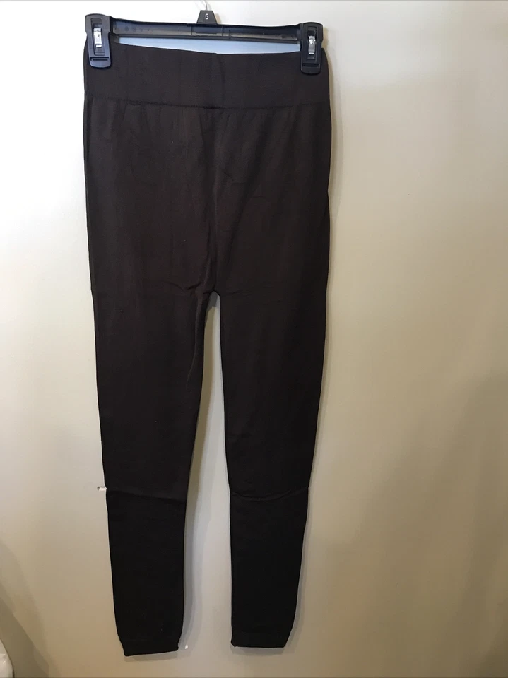 Mopas Fleece Lined Leggings One Size Plus Brown (APO-173) - Image 4 of 4