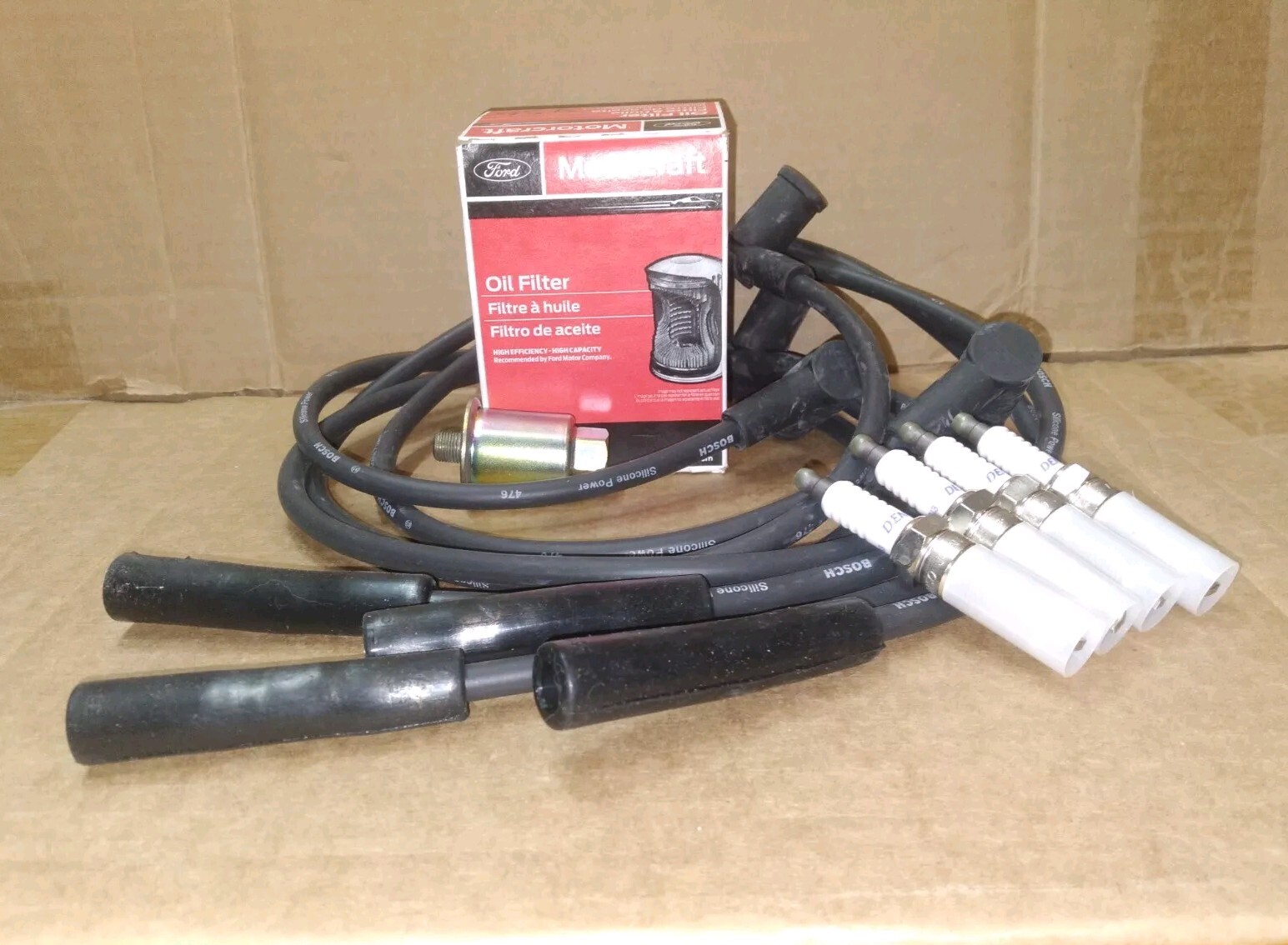 Tuneup Kit fits JLG 7014682 TUNE UP KIT - FORD VSG-411 -- "Push On" Plug Wires