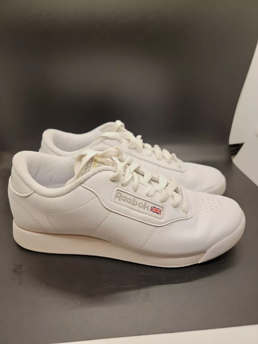 Reebok Womens Classic 1Y3501 White Running Shoes Sneakers Size 6