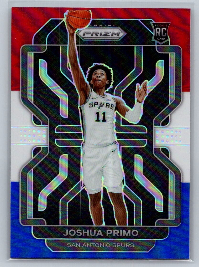 2021 Panini Prizm Joshua Primo Red White and Blue #298 NM