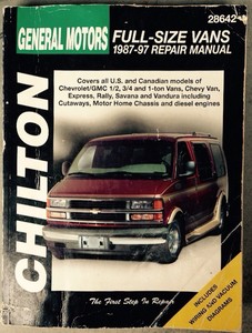 Chevy Astro Van Repair Manual