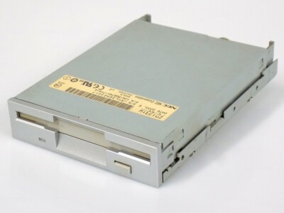 NEC FD1231H 1.44MB IDE P-ATA Floppy Disks FDD Drive Silver Bezel