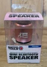 MATCO TOOLS PINKMINI Mini Bluetooth Speaker Rechargeable 1.7" Tall New In Box