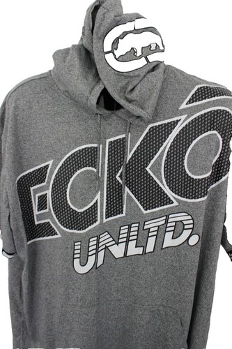 NEW Ecko Unlimited Men's Short Sleeve Urban Pattern Hoodie EO12
