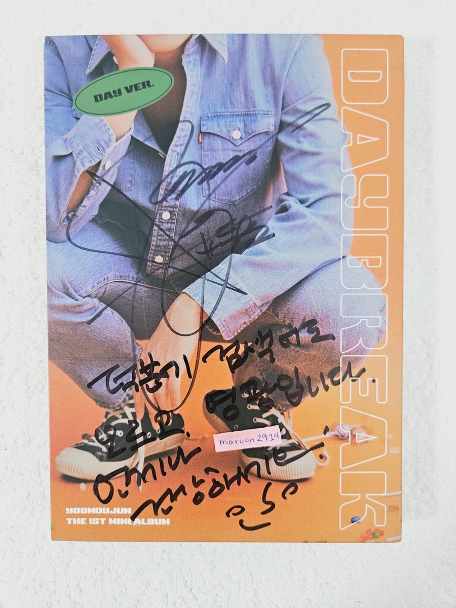 HIGHLIGHT YOON DUJUN Daybreak Signed Promo Album Autographed