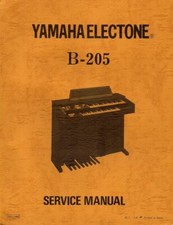 Yamaha B-205 Service Manual Repair Schematic Diagrams Schematic Schematic B205