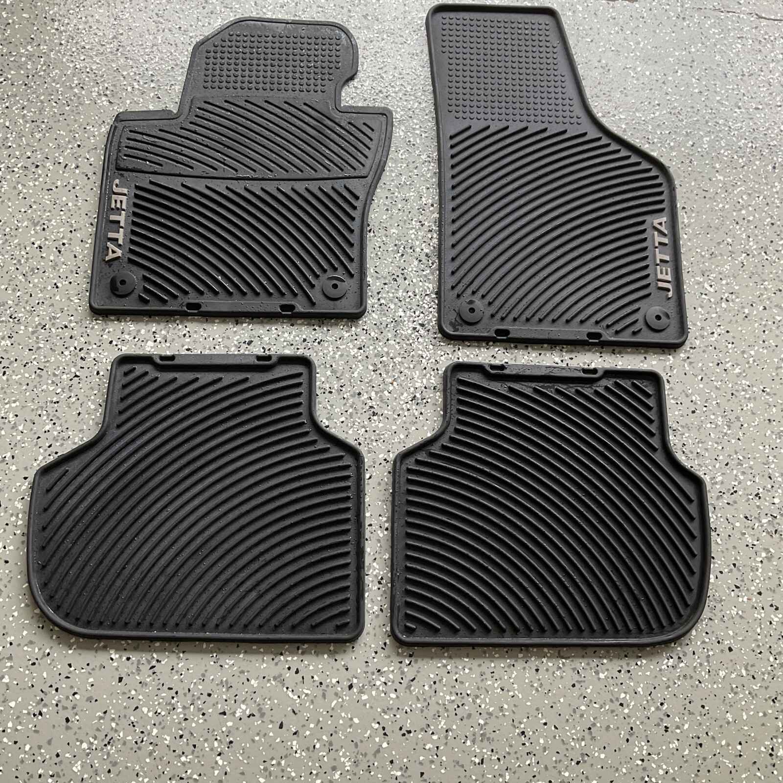 OEM VW BLACK 20122017 VOLKSWAGEN JETTA FRONT REAR MONSTER FLOOR MAT