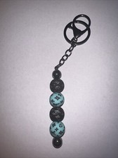 Handmade Beaded Keychain, Purse Charm, Zipper Pull