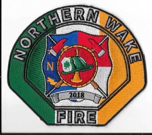 Northern Wake Fire Department, North Carolina Shoulder Patch V1 - Picture 1 of 2