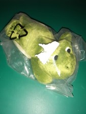 NICI QUELLE FROSCH 18 CM STOFFTIER BEANIE SCHLENKER LIEGEND 