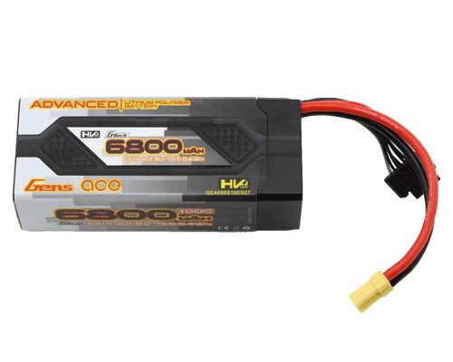 Gens Ace-2200mAh 3S 35C 11.1V HardCase G-Tech Lipo Battery W/ IC2