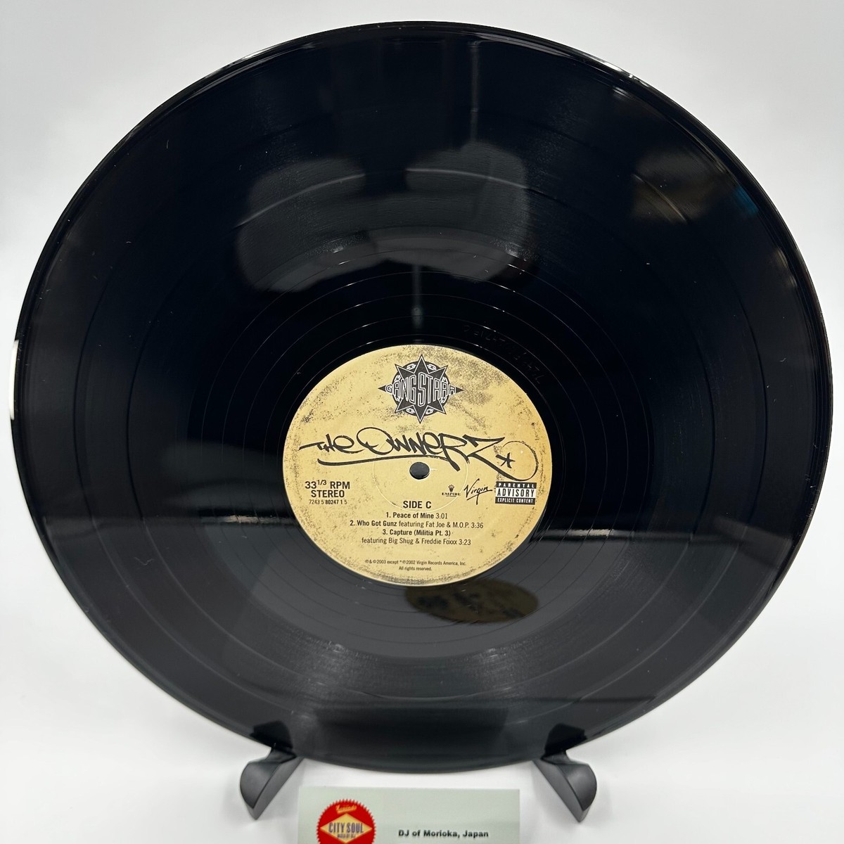 From Japan Gang Starr / The Ownerz 2003 US 3LP Vinyl [Great