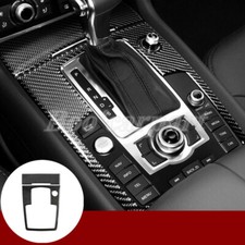 F&uuml;r Audi Q7 Karbonfaser Mittelkonsole Schalthebelkonsole Schalthebel Rahmen 2Stk