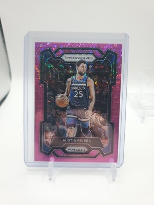 2023/24 Prizm Fast Break Pink Disco /50 Austin Rivers #278 Timberwolves Sp 