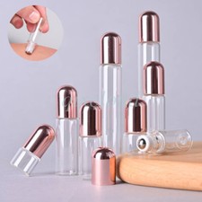 1ml 2ml 3ml 5ml Portable Mini Perfume Glass Rollerball Bottles for Essential Oil
