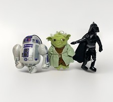 Star Wars Vintage 2005 Plush Lot Darth Vader R2D2 Yoda See Photos