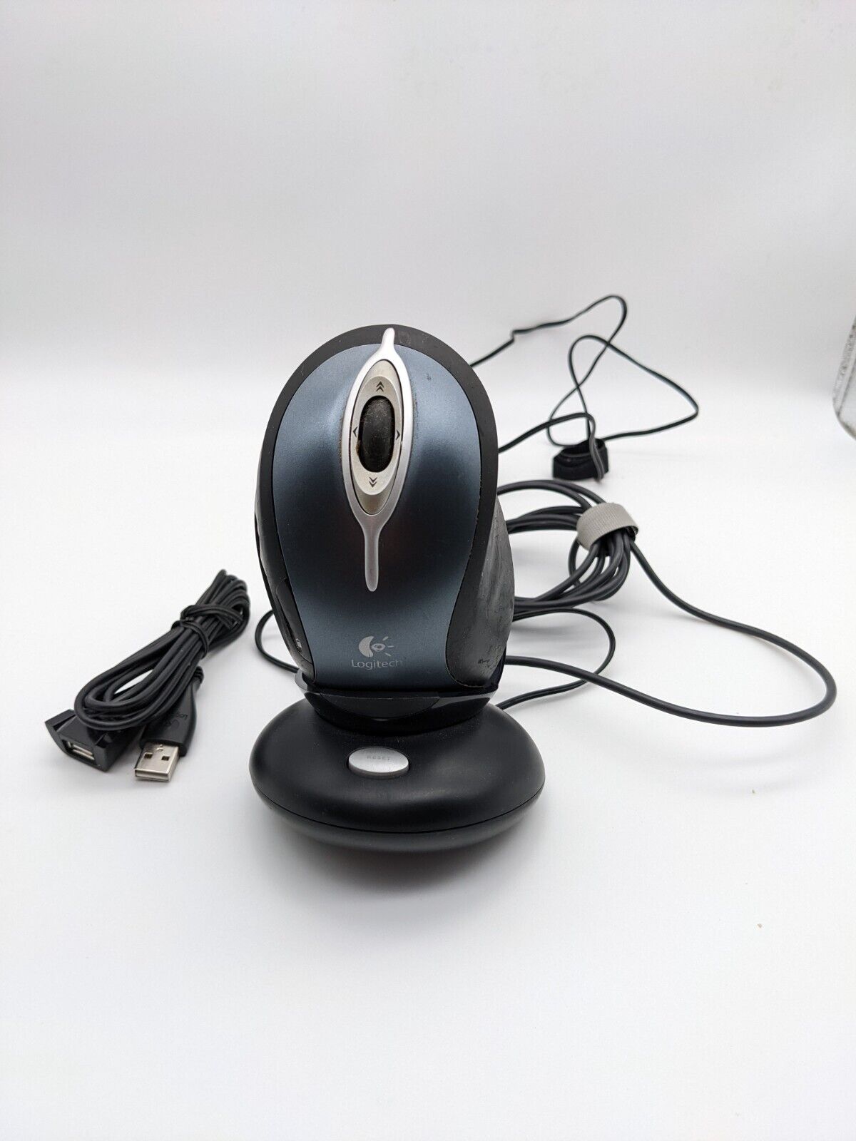 kontroversiel overskæg tidevand Logitech MX1000 Wireless Laser Mouse M-RAG97 &amp; Receiver/Charger Dock+AC  Adapter | eBay