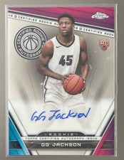 2023-24Topps Chrome GG Jackson RC Auto Certified Topps Rookie Grizzlies
