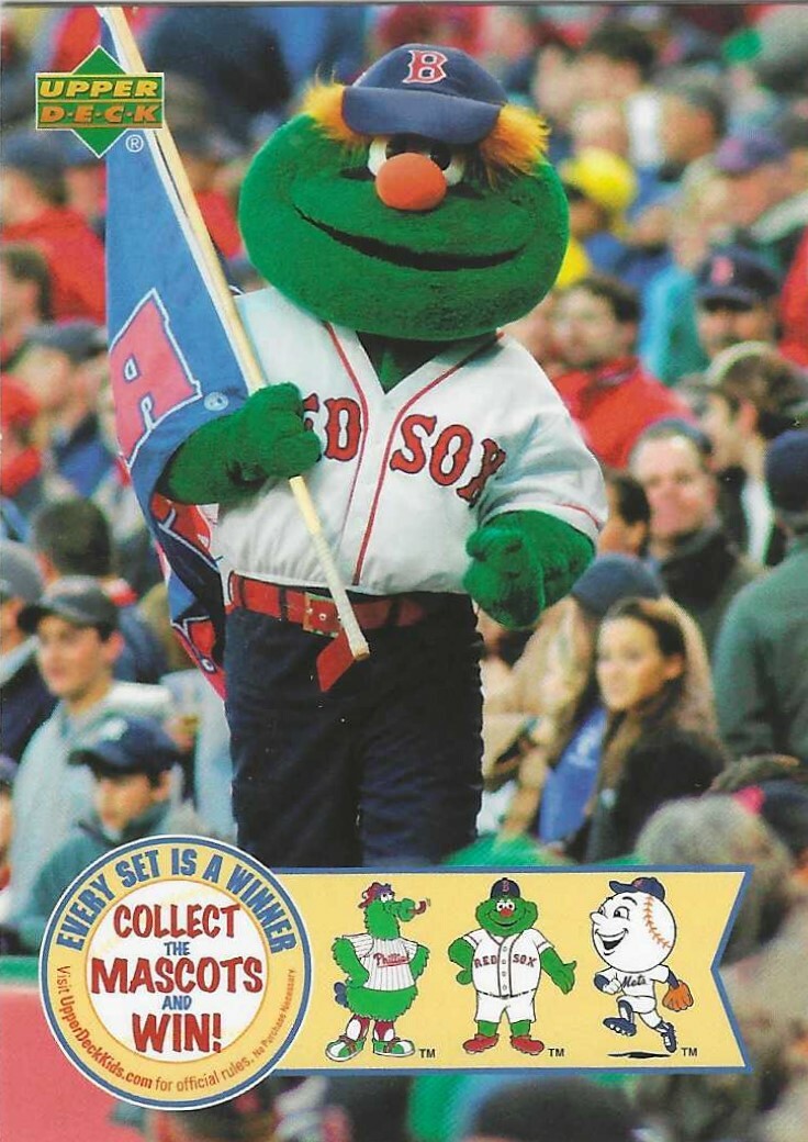 WALLY THE GREEN MONSTER 2006 Upper Deck Collect the Mascots #MLB1