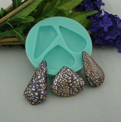 Silicon Mold Cabochons Irregular Shape Stones Jewelry Making Resin Polymer Clay 