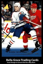 1995-96 Pinnacle Kirk Maltby #126 Edmonton Oilers NHL Hockey