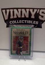 2024 Panini Mosaic - Notoriety Michael Penix Jr. #20 Green Mosaic Prizm (RC)