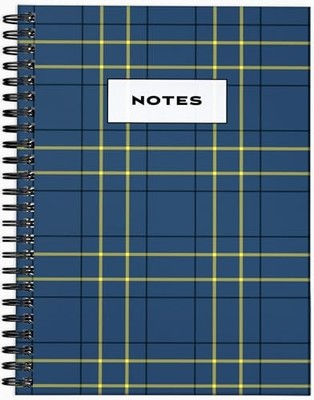 Cornell Notes Study System, Plaid by Enchanted Willow (2023, Spiral)