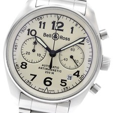Bell Ross 126.A Date Chronograph beige Dial Automatic Men's Watch 903506