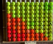 100 AAAA Used golf balls Various colors and brands  FREE SHIPPING!- Sep 2025-18