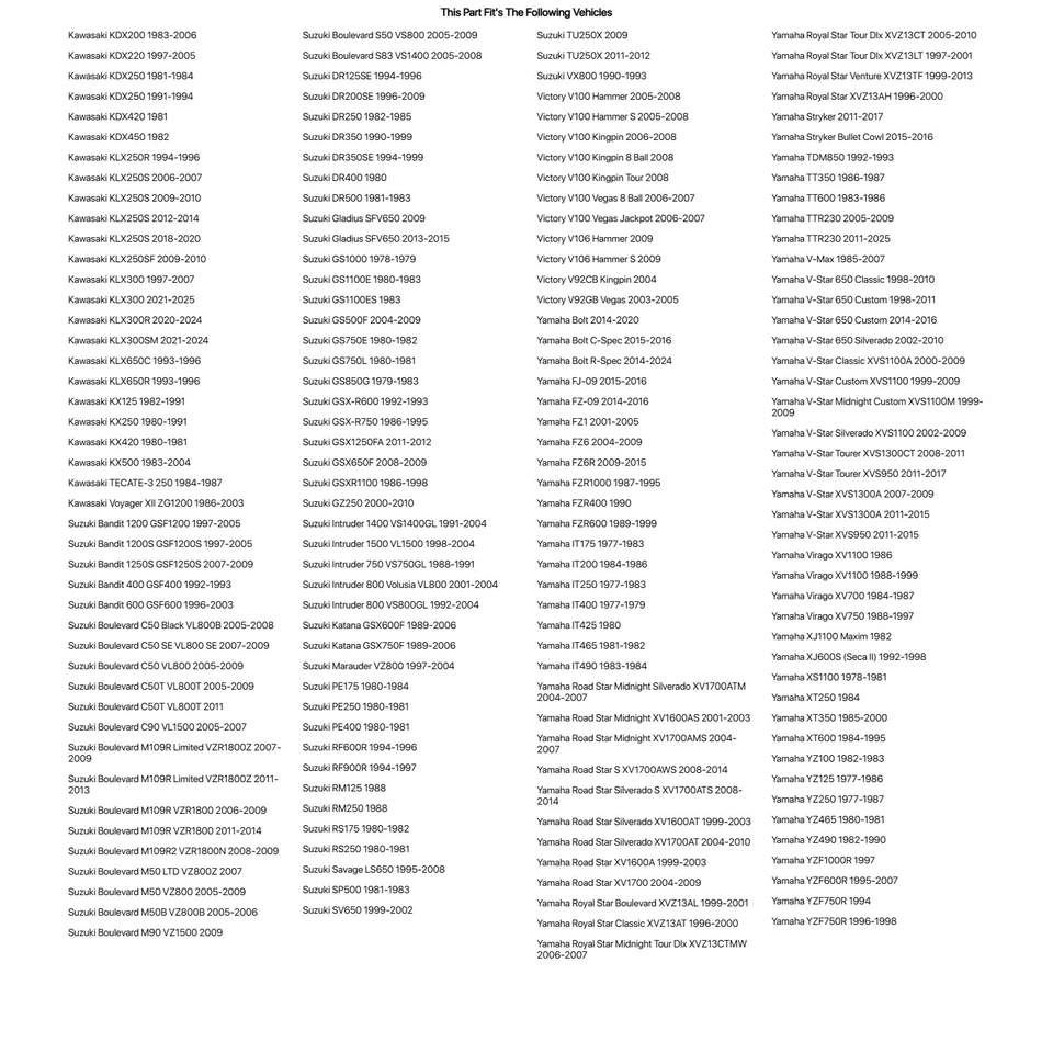 Tusk Steering Stem Bearing Kit For SUZUKI GS850G 1979-1983 - Image 3 of 4