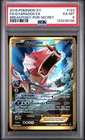 2016 POKEMON XY BREAKPOINT PORTUGUESE-SECRET #123 FULL ART/GYARADOS EX PSA 6