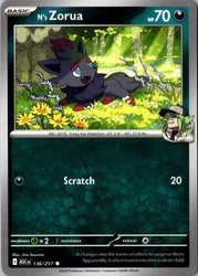 N's Zorua 136/217 Ascended Heroes Common