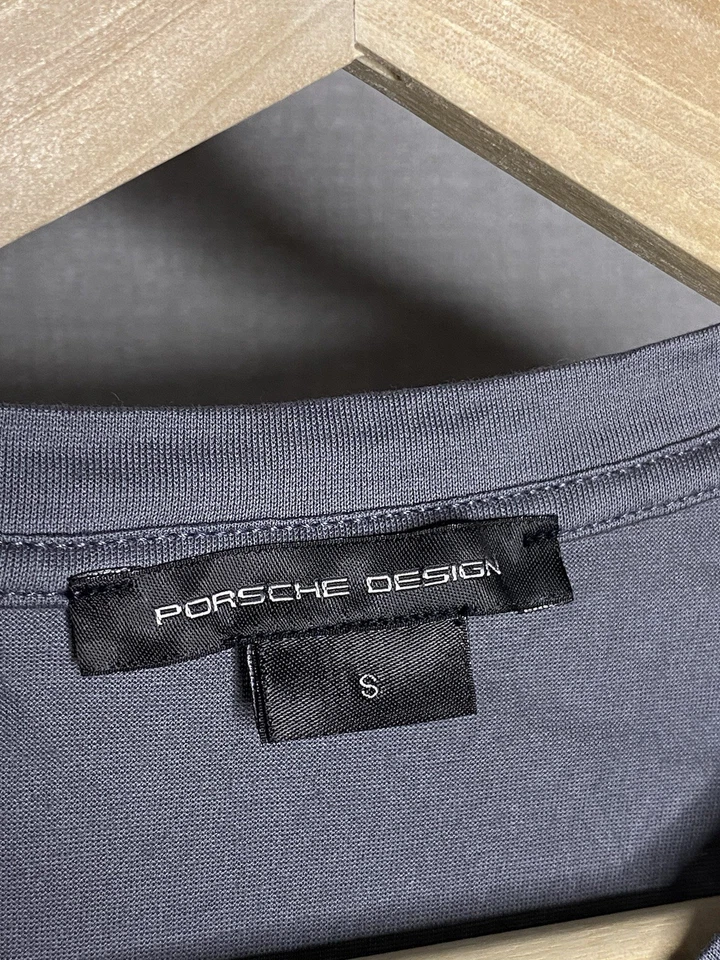 Camiseta Porsche Design Gris Talla S Hecha en Portugal Foto 3 de 4