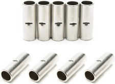 50Pcs Non Insulated Butt Connectors, AWG8 Uninsulated Butt Size: 50Pcs- AWG 8
