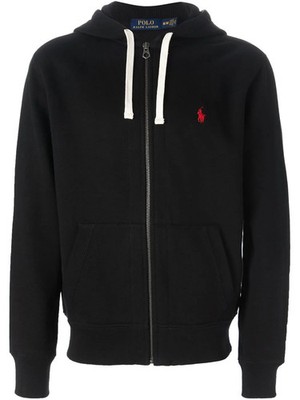 NEU Ralph Lauren Herren Kapuzenpullover Hoodie Pullover Zipper schwarz & navy