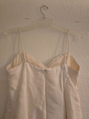 Vintage Jessica McClintock for Gunne Sax White Wedding Dress Roses Maxi Size 13 - Picture 5 of 12