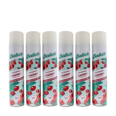 Batiste Dry Shampoo Cherry 200ml Cheeky Cherry Instant Hair Refresh 6 Pack