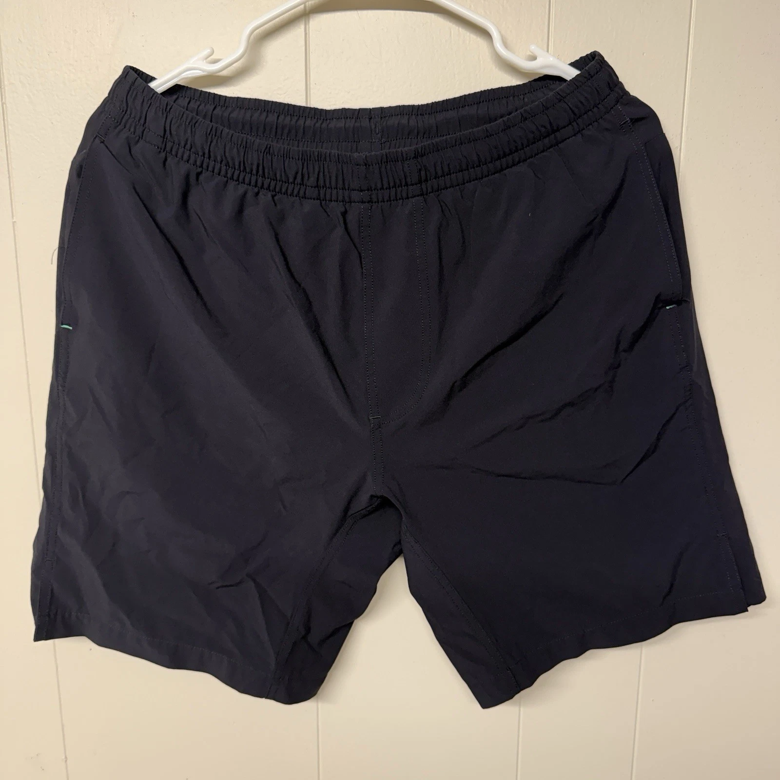 Myles Apparel Everyday Shorts Lined 8” Inseam Stretch Black Men M EUC