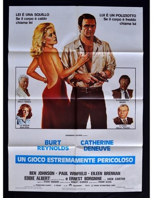 manifesto UN GIOCO ESTREMAMENTE PERICOLOSO deneuve reynolds aldrich A444
