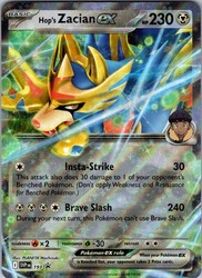 Hop's Zacian ex SVP193 Scarlet & Violet Promo Double Rare Holo
