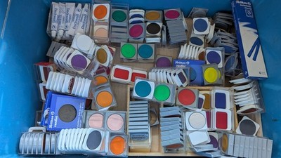 Pelikan - Ersatz - 5 Deckfarben Malfarben für Farbkasten, Selbst Auswahl 
