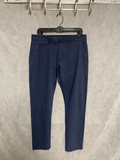J Crew Pants Men 34X32 Blue Flex 484 Slim Tech Golf Performance Active Outdoors