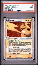 Raichu ex 97/106 EX Emerald Holo PsA 9