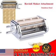 Professional Ravioli Maker Attachment for KitchenAid Stand Mixer Stainless Steel