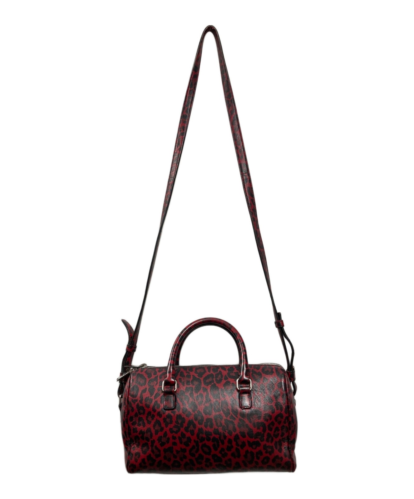 Saint Laurent Paris Borsone classico per bambini nero x rosso