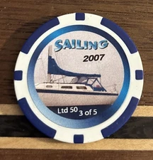 CC&GTCC PERSONAL CASINO NCV poker chip (Claude Argo) Casino Chip